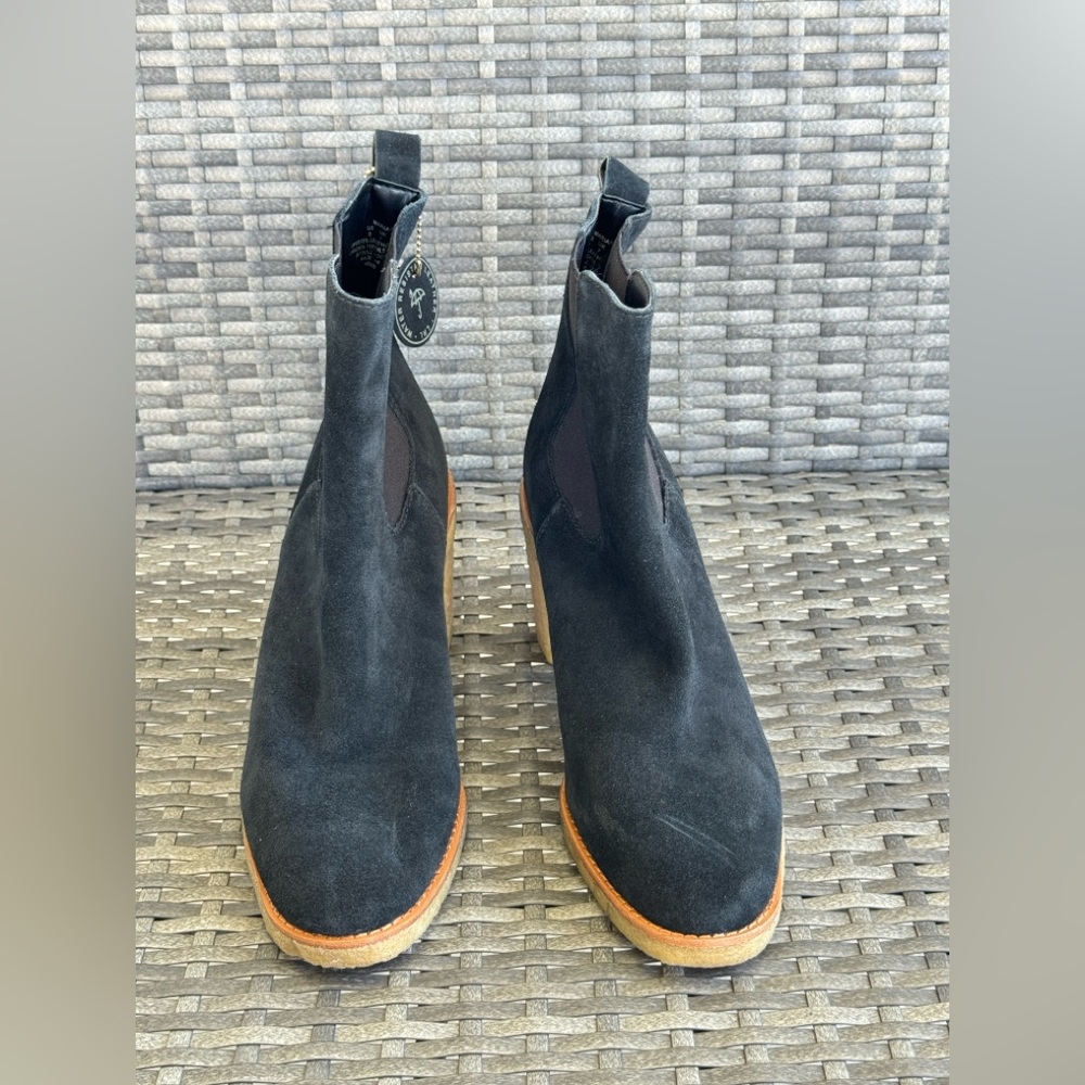 Ralph Lauren Black Suede Ankle Boots - Picture 3 of 16